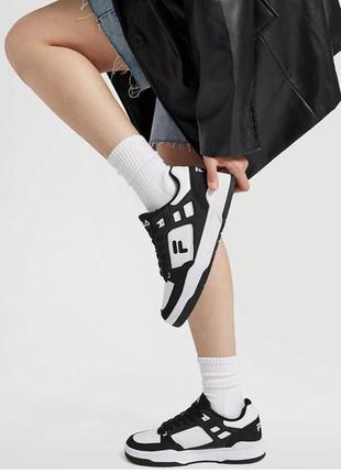 fila the baskets zwart контрасные кроссовки сникерсы сникеры 40р