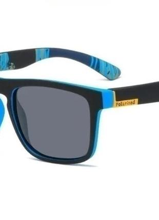 Поляризованные солнцезащитные очки черно-синие