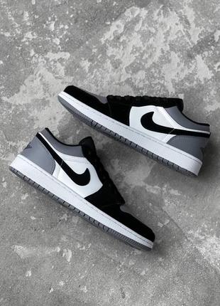 Air jordan 1 low  grey black  plnaj053