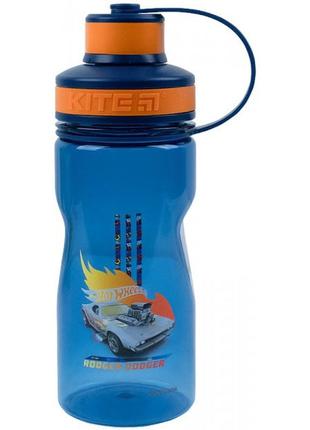 Пляшка для води kite hot wheels синій 500 мл hw24-397