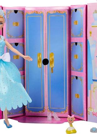 Кукла золушка принцесса дисней с аксессуарами mattel disney princess cinderella от mattel hmk53