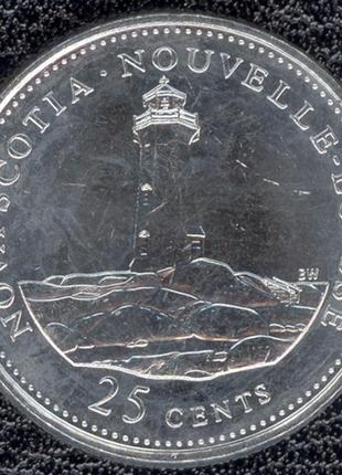 Канада 25 центов, 1992 новая шотландия  №004