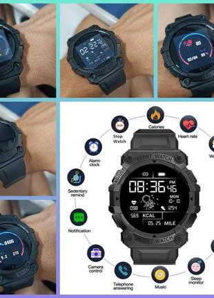 Водонепроницаемый смарт-часы с пульсометром smartwatch  bluetooth 5.0