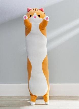 Мягкая игрушка-подушка 70 см кот рыжий