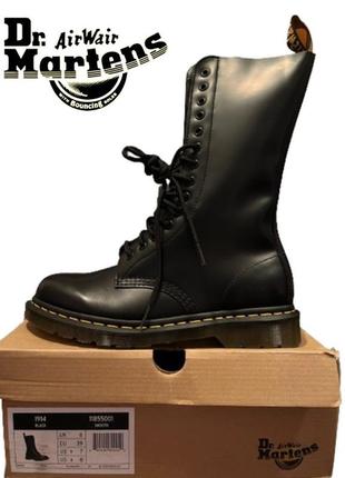 Dr. martens original ботинки 1914 black 11855001 smooth 14 очков кожа сапоги мантенсы унисекс