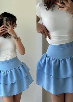 Стильная юбка | короткая юбка | весеняя юбка