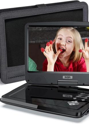 Портативный dvd-плеер sunpin pd901 9,5 дюйма с поворотным hd-экраном не рабочий.