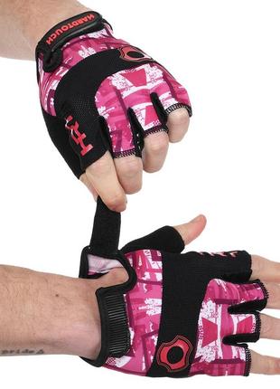 Перчатки для фитнеса и тренировок hard touch fg-9523 s-l