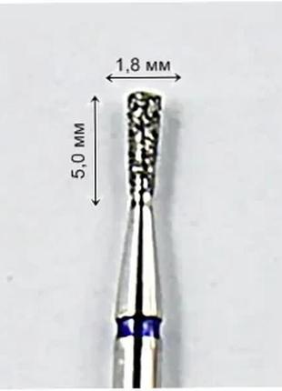 Бор алмазный для прямого наконечника обратный конус 1,8/5,0мм dfa средний абразив  mn18