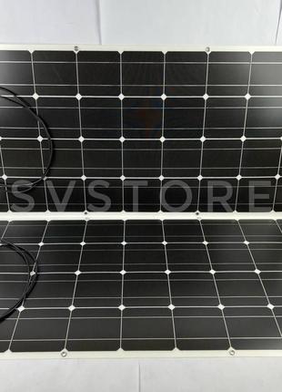 Гнучка сонячна панель dokio монокристалічна 18/36v 200вт dfsp-100mx2