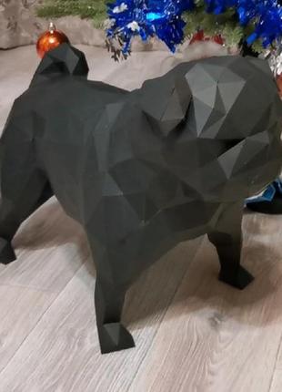 Paperkhan набір для творчості 3d фігура собака пес паперкрафт papercraft подарунковий набір сувернір іграшка