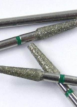 Бор алмазний конус усеченний 3,1/10,0 мм (dfa china) грубий алмаз (зелене кільце) cb31