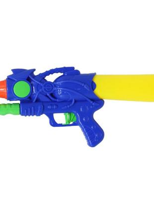 Детский водный пистолет  103a с насосом, 33 см синий