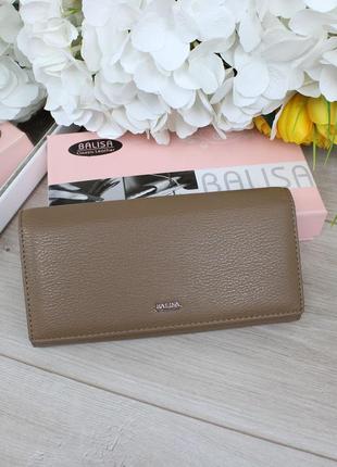 Жіночий стильний та якісний гаманець з еко шкіри гірчичний