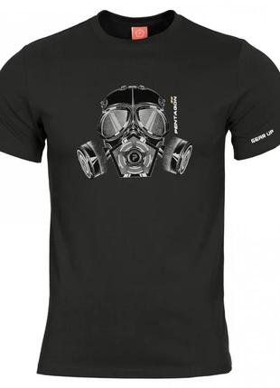 Футболка pentagon ageron gas mask чорна