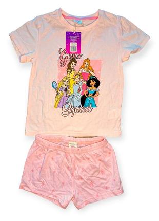 Пижама футболка+шорты на девочку 110-116 см 4-6 лет