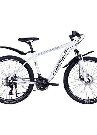 Велосипед st 26" formula kozak am dd рама- 17,5" з крилом pl 2024 (темно-сріблястий (м)) (ops-fr-26-733)