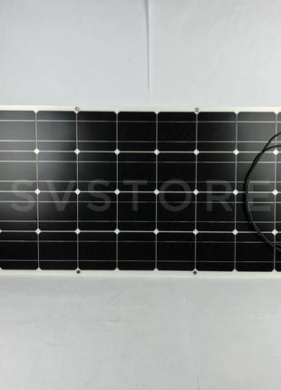 Комплект гнучка сонячна панель dokio 18v 100вт dfsp-100m + контролер 10а + набір проводів