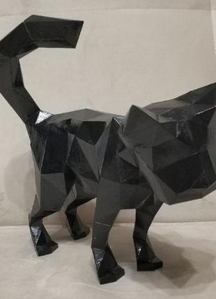 Paperkhan сборная модель фигура пазл кошка кот котенок оригами паперкрафт фигура развивающий набор подарок