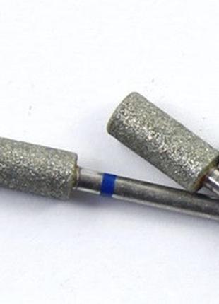 Бор алмазный цилиндр 5,0/11 мм dfa  средний алмаз (синее кольцо) ma50