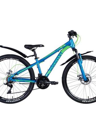 Велосипед st 26" discovery trek am dd рама- з крилом pl 2024 (синій) (ops-dis-26-564)