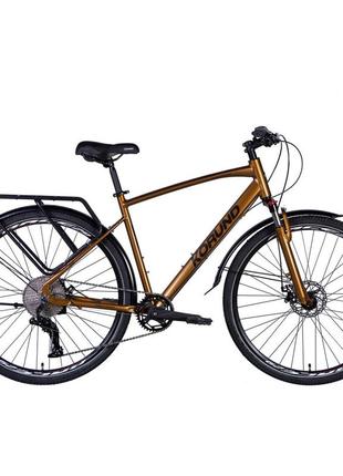 Велосипед 28" dorozhnik korund 24 (коричневий) (ops-d-28-416)