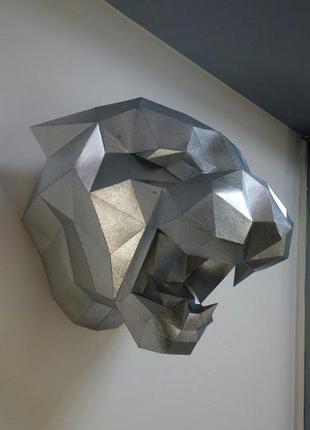 Paperkhan сборная модель фигура пазл лев тигр кот паперкрафт papercraft подарок сувернир игрушка конструктор