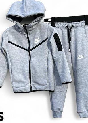 Спортивний дитячий підлітковий  костюм nike tech fleece р116-176