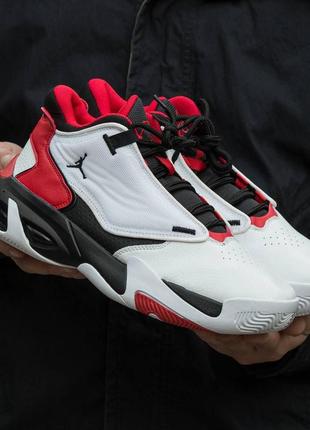 Чоловічі кросівки air jordan max aura 4 black\white\red, в'єтнам, 40-45