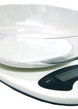 Весы кухонные электронные со съемной чашей до 7 кг matarix mx-404