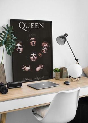 Постер групи queen bohemian rhapsody / плакат квін богемна рапсодія