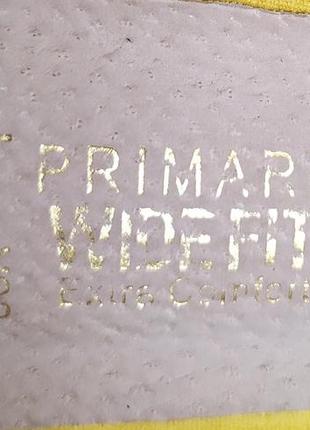 Жовті босоніжки на стійкому підборі primark, 5/389 фото