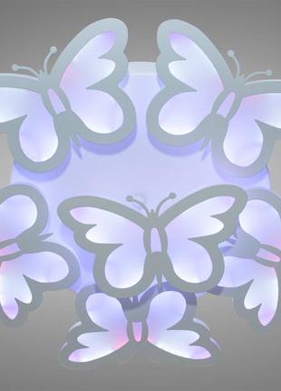 Люстра diasha метелики для дитячої кімнати8067/5+1wh rgb