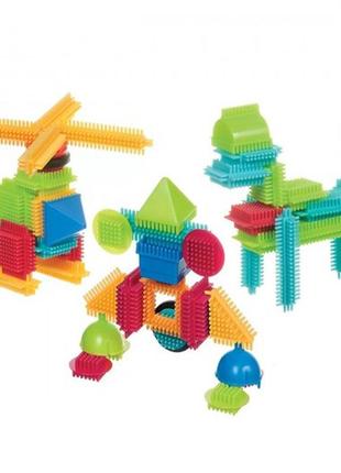 Конструктор серії bristle blocks - будівельник, 56 деталей (bt3070z)