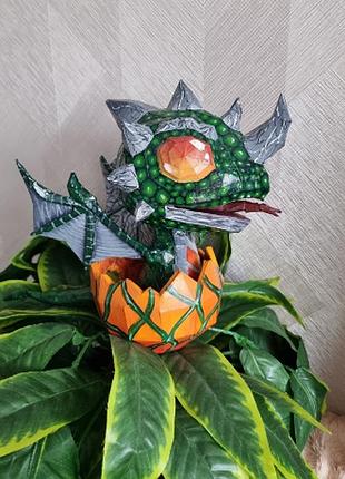 Paperkhan набор для творчества дракон papercraft фигура развивающий набор подарок сувенир игрушка антистресс