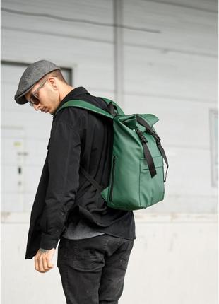 Рюкзак роллтоп sambag унісекс rolltop lsh зелений