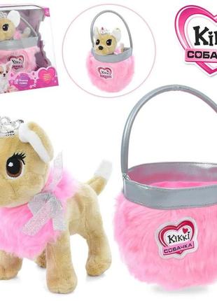 Собачка a-toys кикки в сумочке, 22 см m 5703 i ua