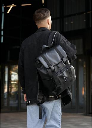 Рюкзак rolltop 0shn чорний
