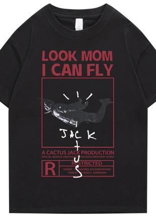 Футболка чорна loys cactus jack fly print xs