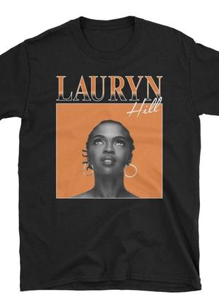 Футболка чёрная lauryn hill vintage look t-shirt xs