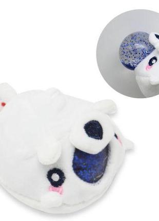 Плюшевая игрушка-антистресс "белый морской котик"