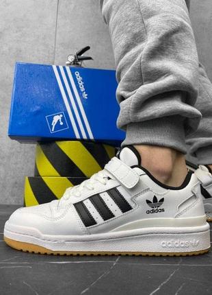 Мужские кроссовки adidas forum white