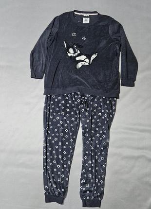 Велюровая пижама от disney, р. xl