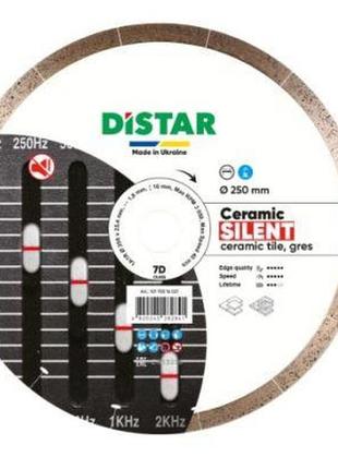 Диск відрізний distar 1a1r 250x1,8x10x25,4 ceramic silent (10170516021)