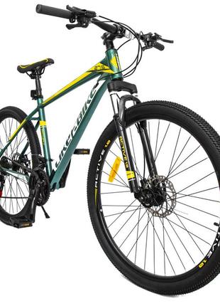 Велосипед дорослий 2-х колісний 27,5" a212705 like2bike active 1.0, зелений