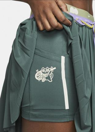 nike daybreak naomi osaka collection women's tennis skirt тенісна спідниця шорти нова оригінал футболка оверсайз комплект костюм новий оригінал5 фото