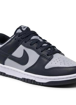 Шикарні кросівки nike dunk low retro  sneakers georgetown