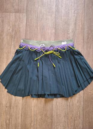nike daybreak naomi osaka collection women's tennis skirt тенісна спідниця шорти нова оригінал футболка оверсайз комплект костюм новий оригінал8 фото