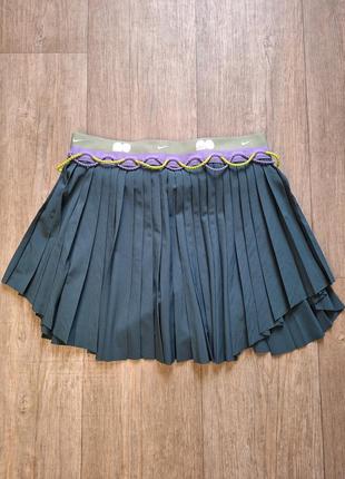 nike daybreak naomi osaka collection women's tennis skirt тенісна спідниця шорти нова оригінал футболка оверсайз комплект костюм новий оригінал9 фото