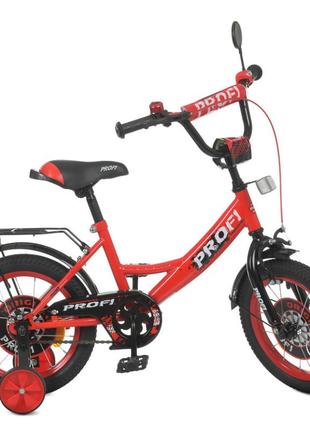 Велосипед дитячий prof1 y1446-1 14 дюймів, червоний
